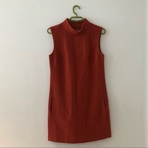 Burnt orange colour dress S